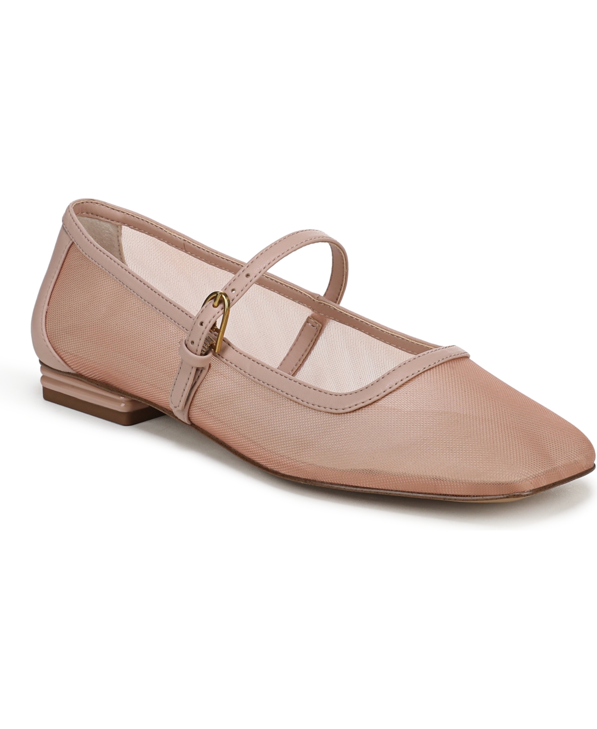 Franco Sarto Women's Tinsley Square Toe Mary Jane Flats In Pink