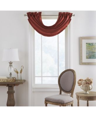 Versailles Faux Silk Waterfall Window Valance