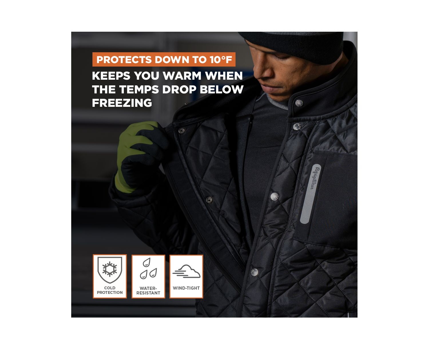 Men's Insulated Diamond Quilted Jacket