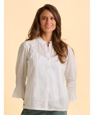 Women's Elva 3/4 Sleeve High Neck Shirt