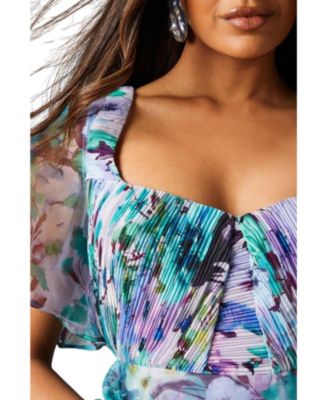 Women's Organza Tiered Dress