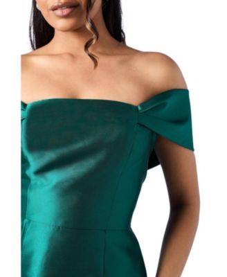 Petite Column Midi Bridesmaid Dress