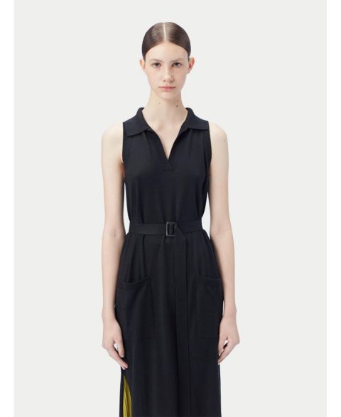 Женское платье Gobi Cashmere Sleeveless Silk Cashmere Polo Dress