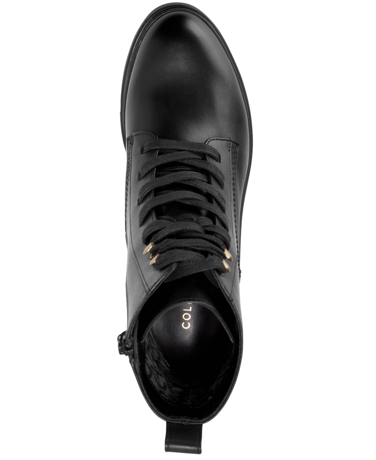 Cole Haan Women's Cherise Lace-up Lug Boots In Black