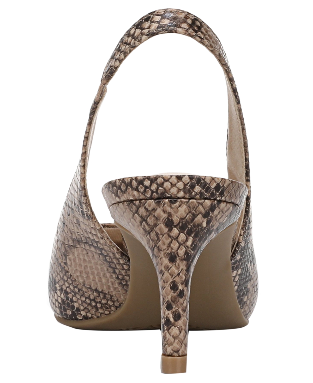 Lifestride Annalise Pointed Toe Slingback Pumps In Animal Print