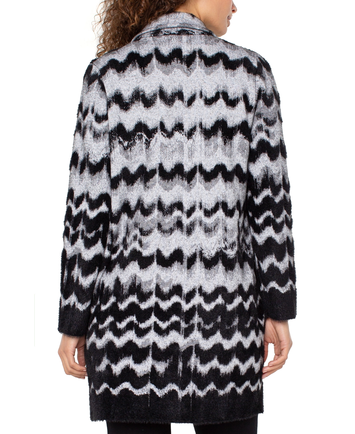 Liverpool Los Angeles Women's Long-Sleeve Open Front Sweater Coat