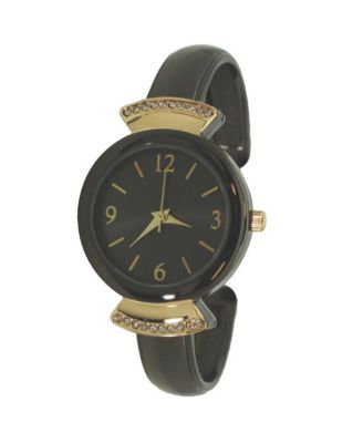 Gunmetal Gold Olivia Pratt Classic Every Day Metal Bangle Watch