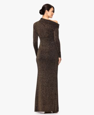 Women's Off-The-Shoulder Long-Sleeve Dress