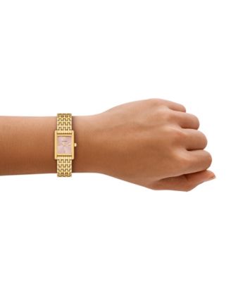 Women's The Eleanor Small Quartz Two-Hand Gold Stainless Steel, 20mm