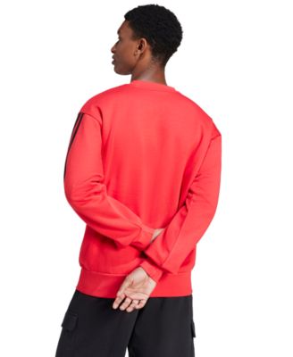 Men's Essentials 3-Stripes Fleece Sweatshirt