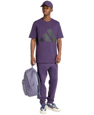 Men's 3-Bar Logo Graphic Cotton T-Shirt  