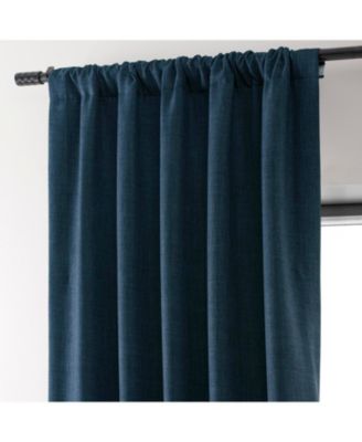Faux Linen Hotel Blackout Curtain