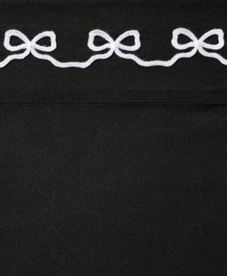 ELLE D&eacute;cor Embroidered 4-Pc. Sheet Set, Full