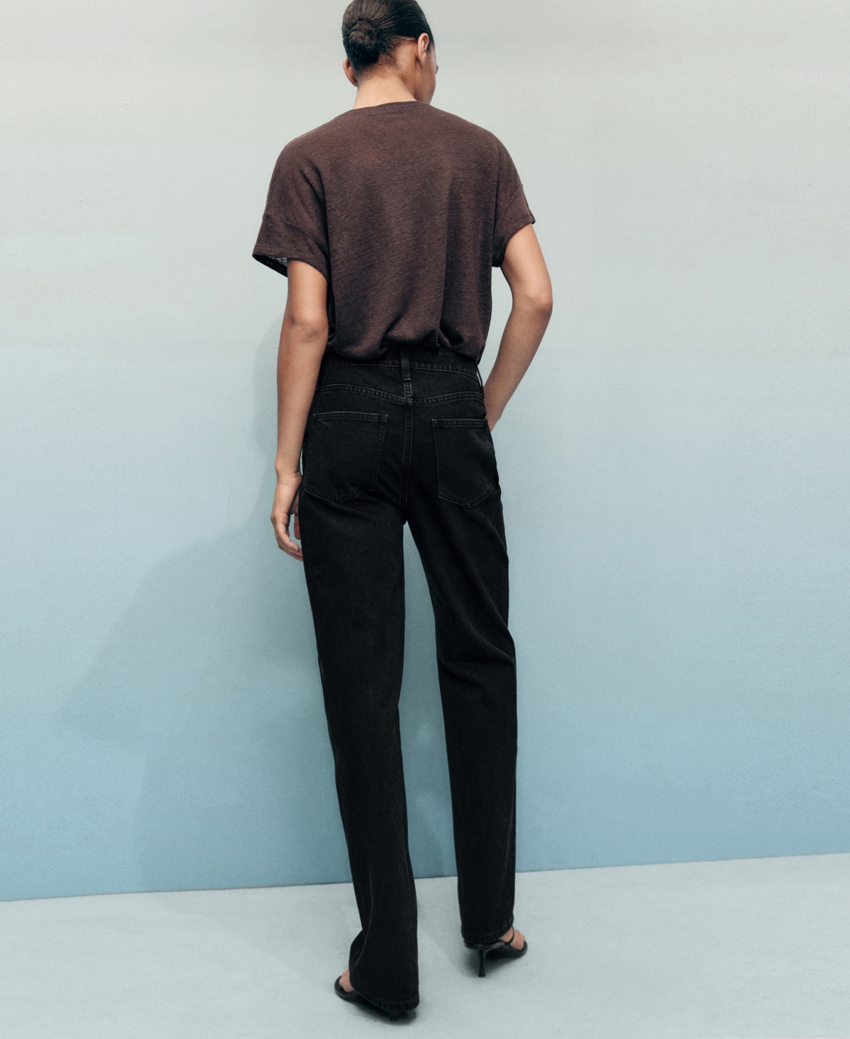 Mango Women's Matilda High-Rise Straight Jeans