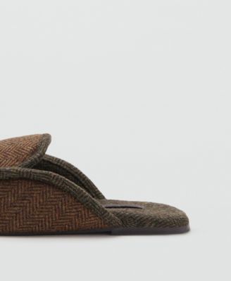 Women's Herringbone Weave Slippers