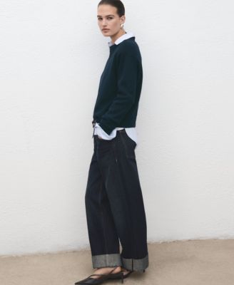 Women's Knitted Wool Blend Sweater