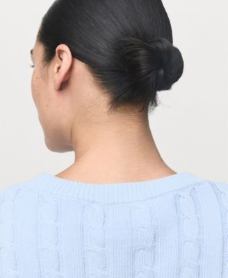 Women's Braided Knitted Sweater