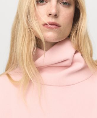 Women's Short-Sleeved Turtleneck Sweater