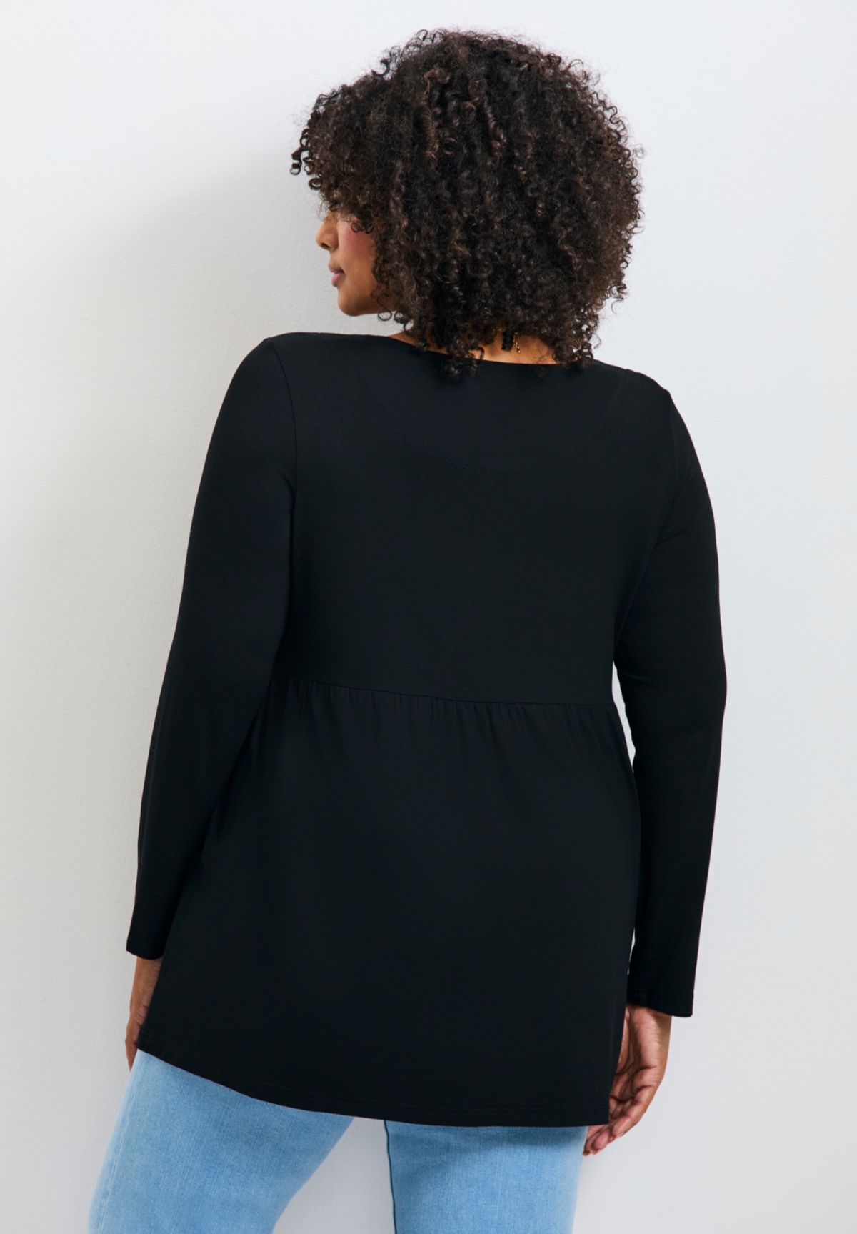 Avenue Women's Plus Nylah Long Sleeve Tunic
