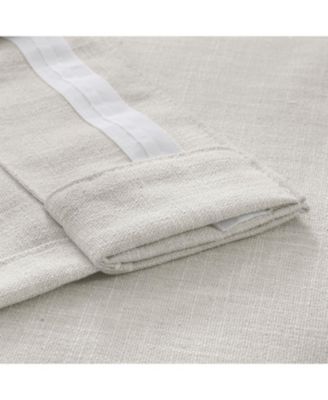 Simply Faux Linen Light Filtering Curtain Pair (2 Panels)