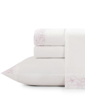 Embroidered 4-Pc. Sheet Set, Queen