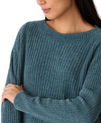 Women's Square Armhole Crewneck Sweater