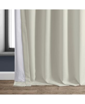 Faux Linen Hotel Blackout Curtain