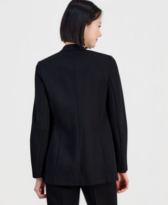 Women's Open-Front Stand Collar Blazer