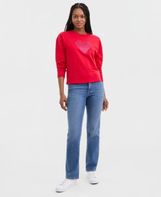 Women's Mid-Rise Bay Straight Jeans