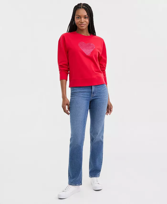 Women's Mid-Rise Bay Straight Jeans