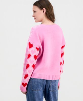 Juniors' Heart-Knit Charlie Brown Sweater