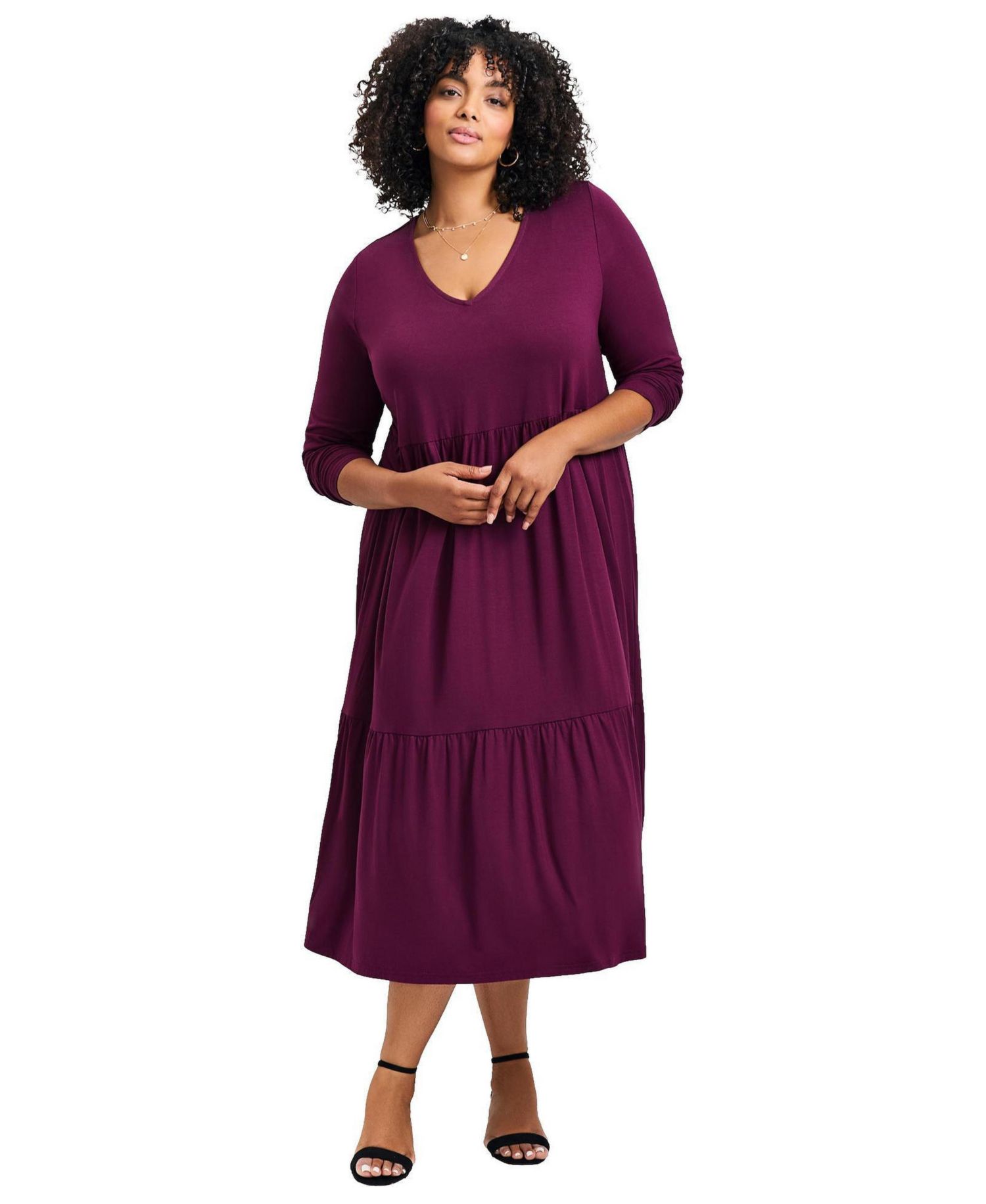 Women's Nylah Tiered Knit Dress