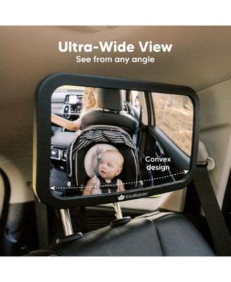 Baby Car Mirror, Large Shatterproof Baby Mirror for Car Seat Rear Facing, Baby Carseat Mirror for Infant