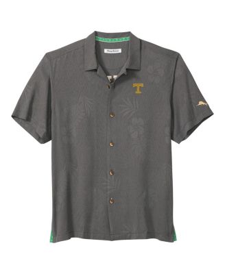 Men's Gray Tennessee Volunteers Catch of the Day Camp IslandZone Button-Up Shirt