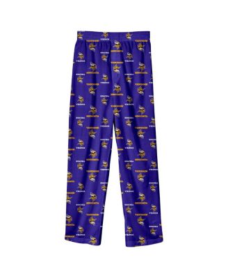 Outerstuff - Preschool Purple Minnesota Vikings Team Color Printed Pajama Pants