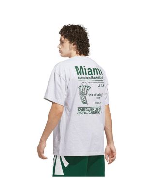Men's Gray Miami Hurricanes Off-Court T-Shirt