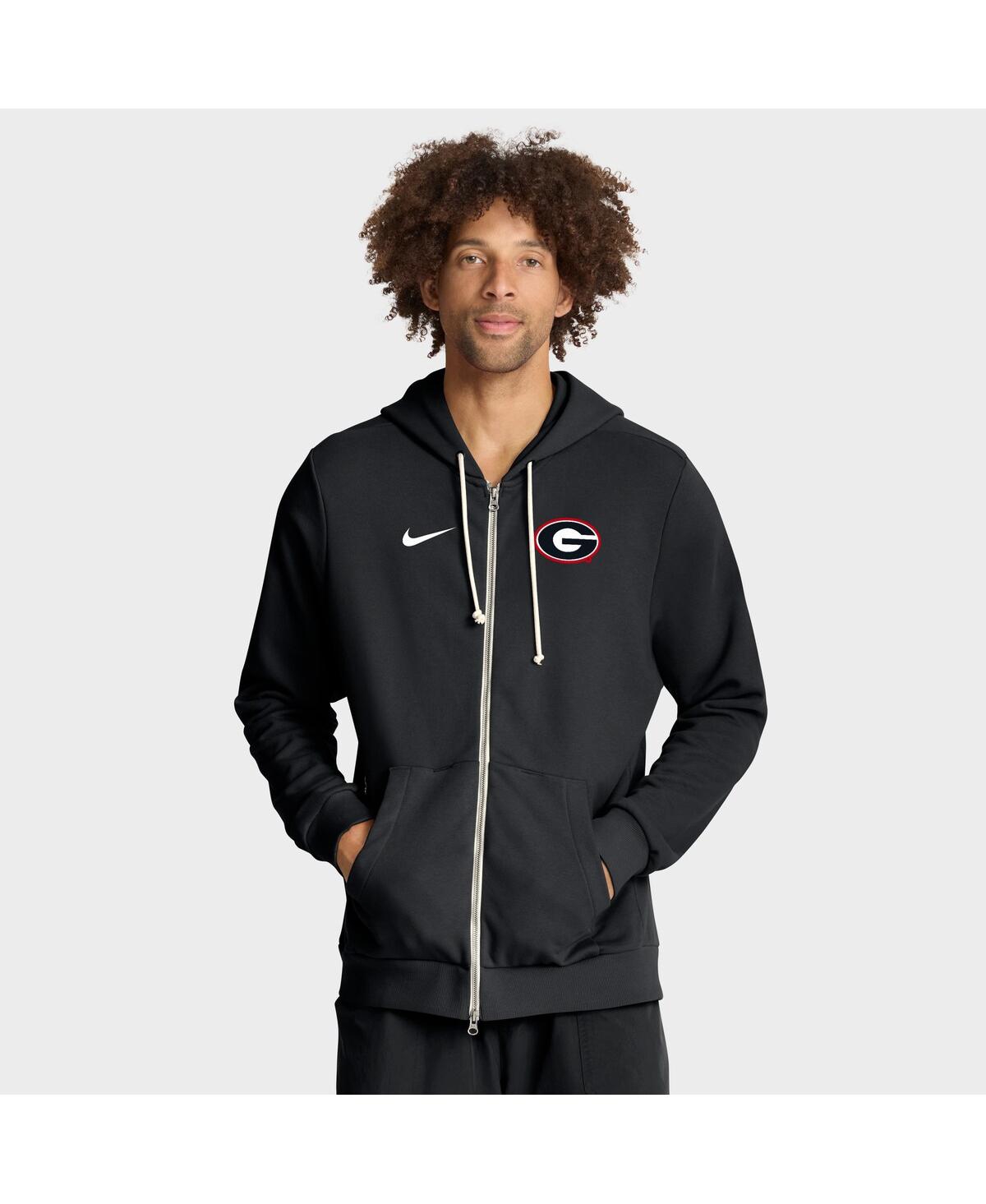 Nike Men's Georgia Bulldogs 2025 Sideline Standard Issue Dri-fit Full-Zip Hoodie