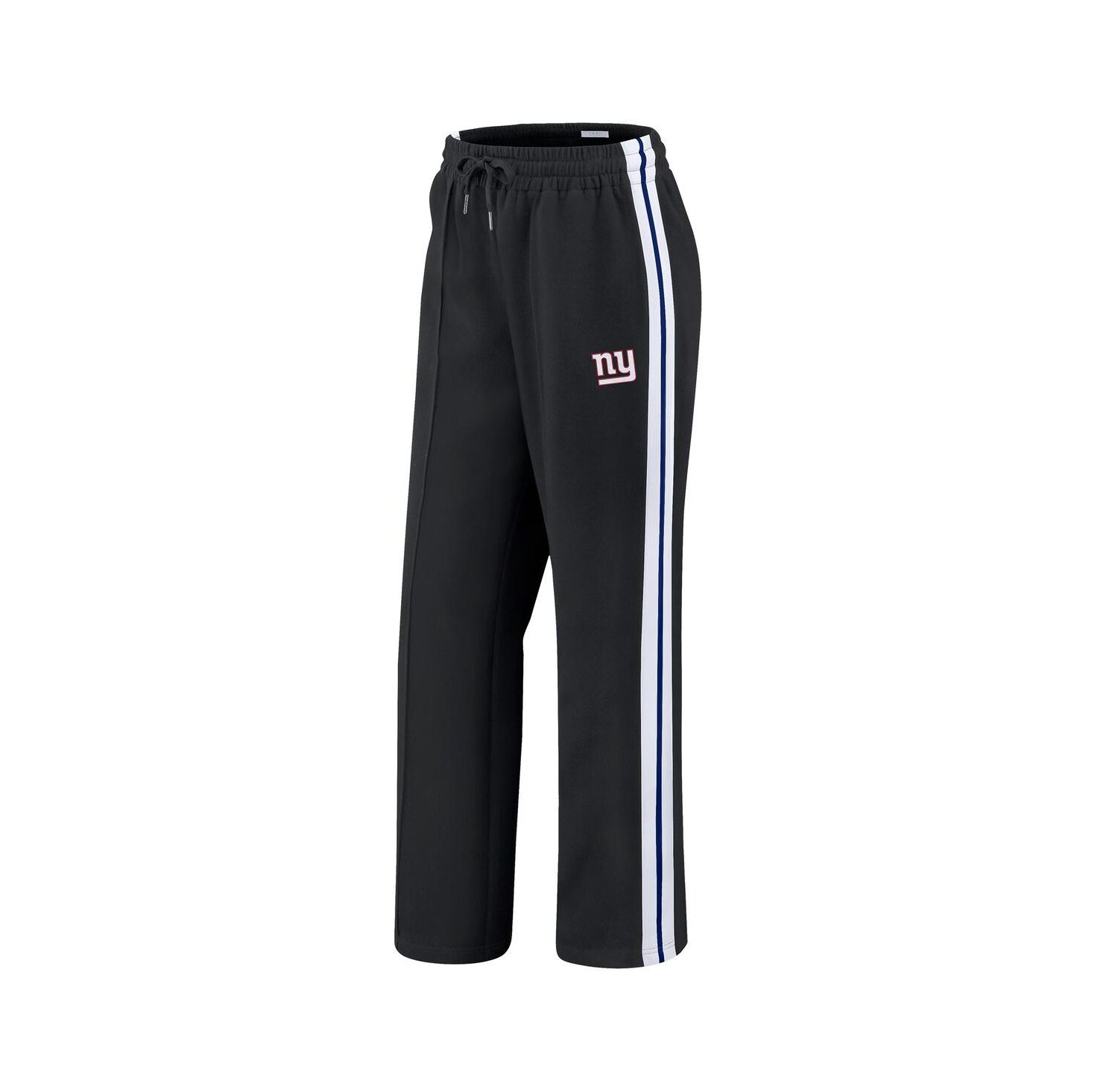 Women's Black New York Giants Color-Block Straight Leg Pants