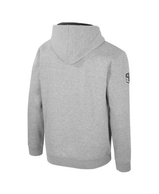 Men's Heather Gray Michigan State Spartans Oorah OHT Military Appreciation Pullover Hoodie