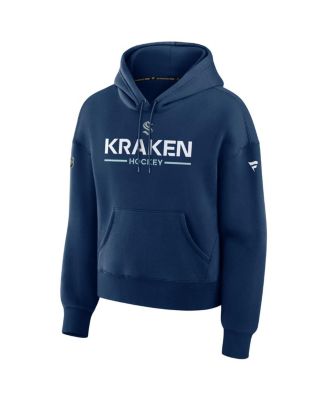 Women's Deep Sea Blue Seattle Kraken Authentic Pro Primary Pullover Hoodie