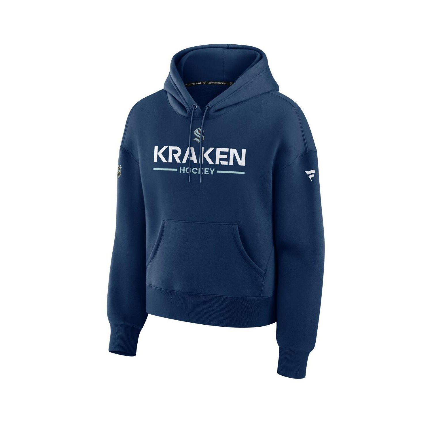 Women's Deep Sea Blue Seattle Kraken Authentic Pro Primary Pullover Hoodie