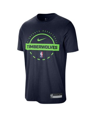 Men's Navy Minnesota Timberwolves 2025/26 On-Court Flare Performance Practice T-Shirt