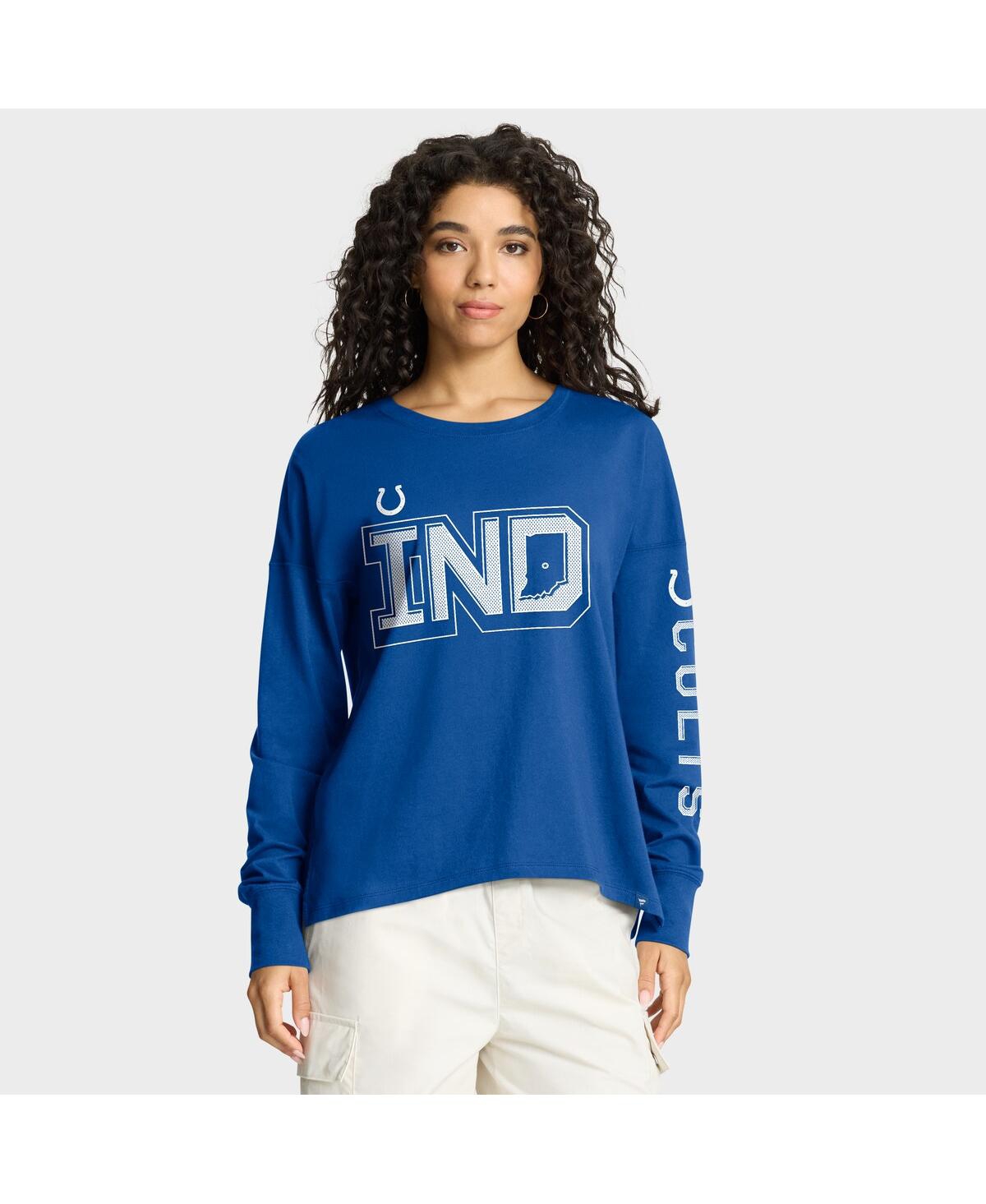 Fanatics Women's Royal Indianapolis Colts Hometown Legacy Long Sleeve T-Shirt