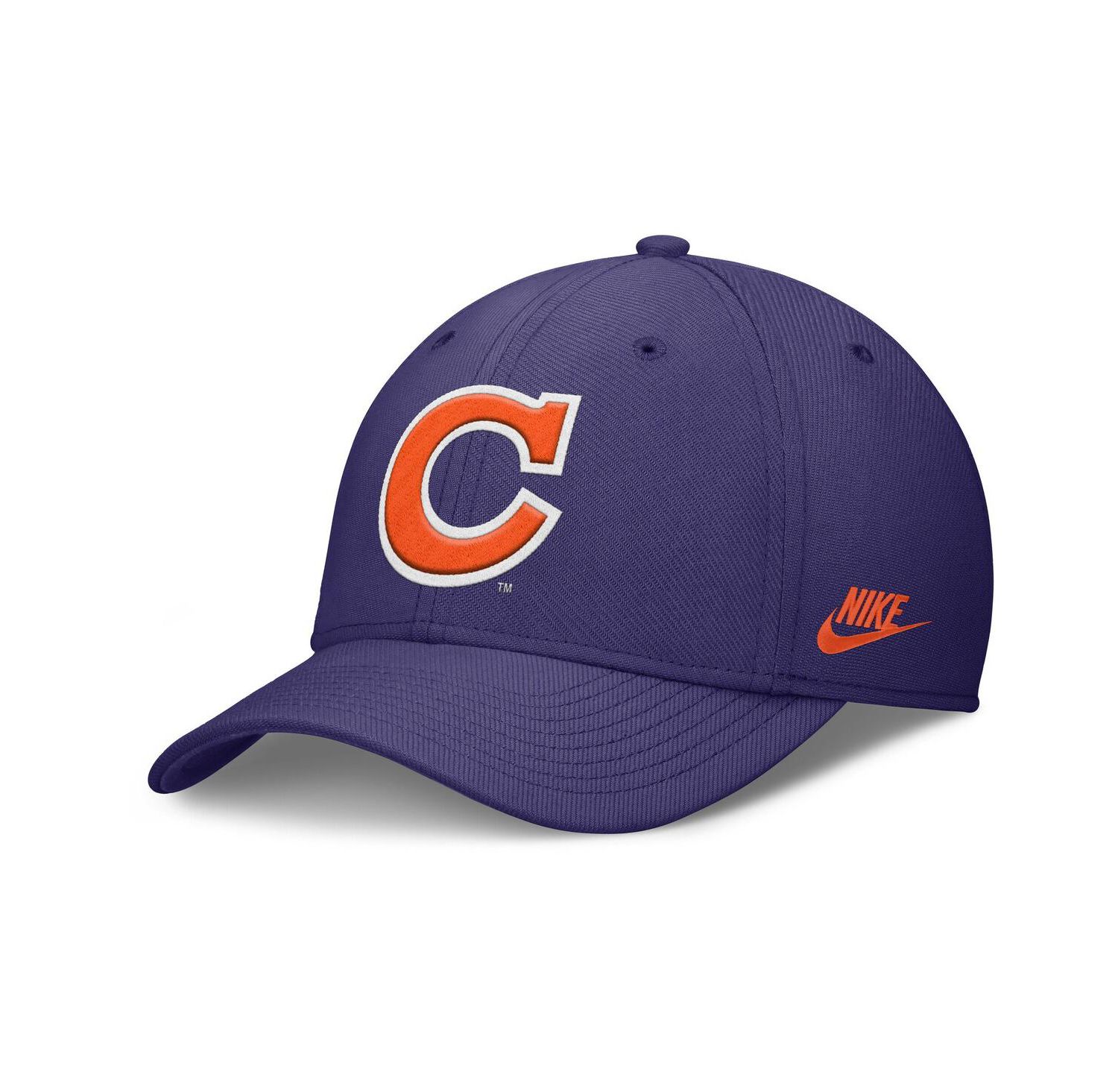 Men's Purple Clemson Tigers Rise Academic Dri-FIT Flex Hat