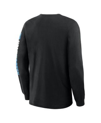 Men's Black Utah Hockey Club Goal Crease Legacy Long Sleeve T-Shirt