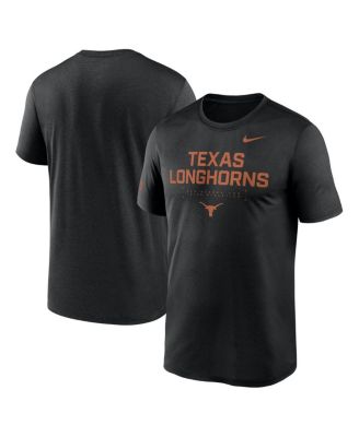 Nike - Men's Black Texas Longhorns 2025 Courtside Basketball Performance T-Shirt