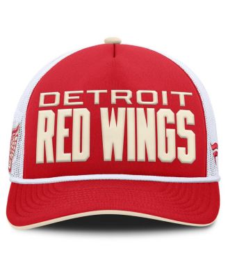 Men's Red Detroit Red Wings Centennial Foam Front Adjustable Trucker Hat