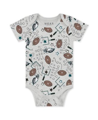 Baby Boys and Girls Newborn 3-Piece Philadelphia Eagles Turn Me Around Bodysuits and Pant Set