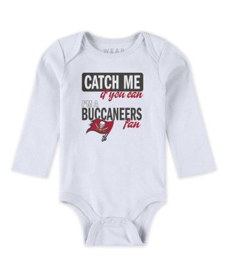 Baby Boys and Girls Newborn 3-Piece Tampa Bay Buccaneers Turn Me Around Bodysuits and Pant Set