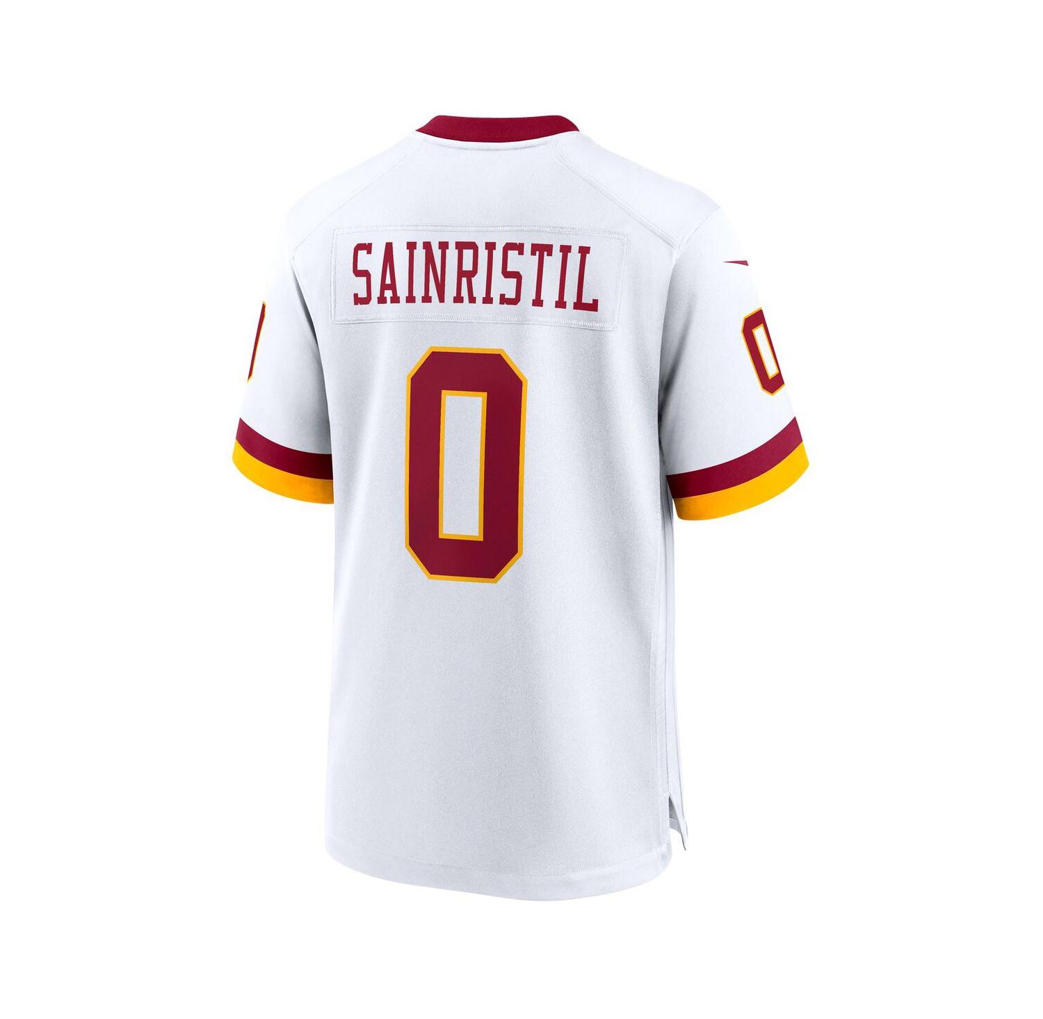 Men's Mike Sainristil White Washington Commanders Game Super Bowl Era Jersey